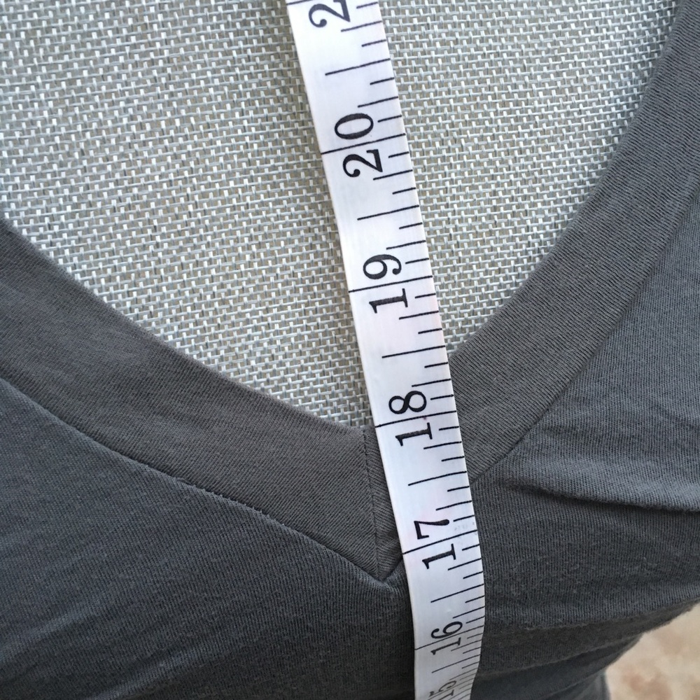 BCBG Slate Grey Ruched Design Tunic - Picture 5 of 5