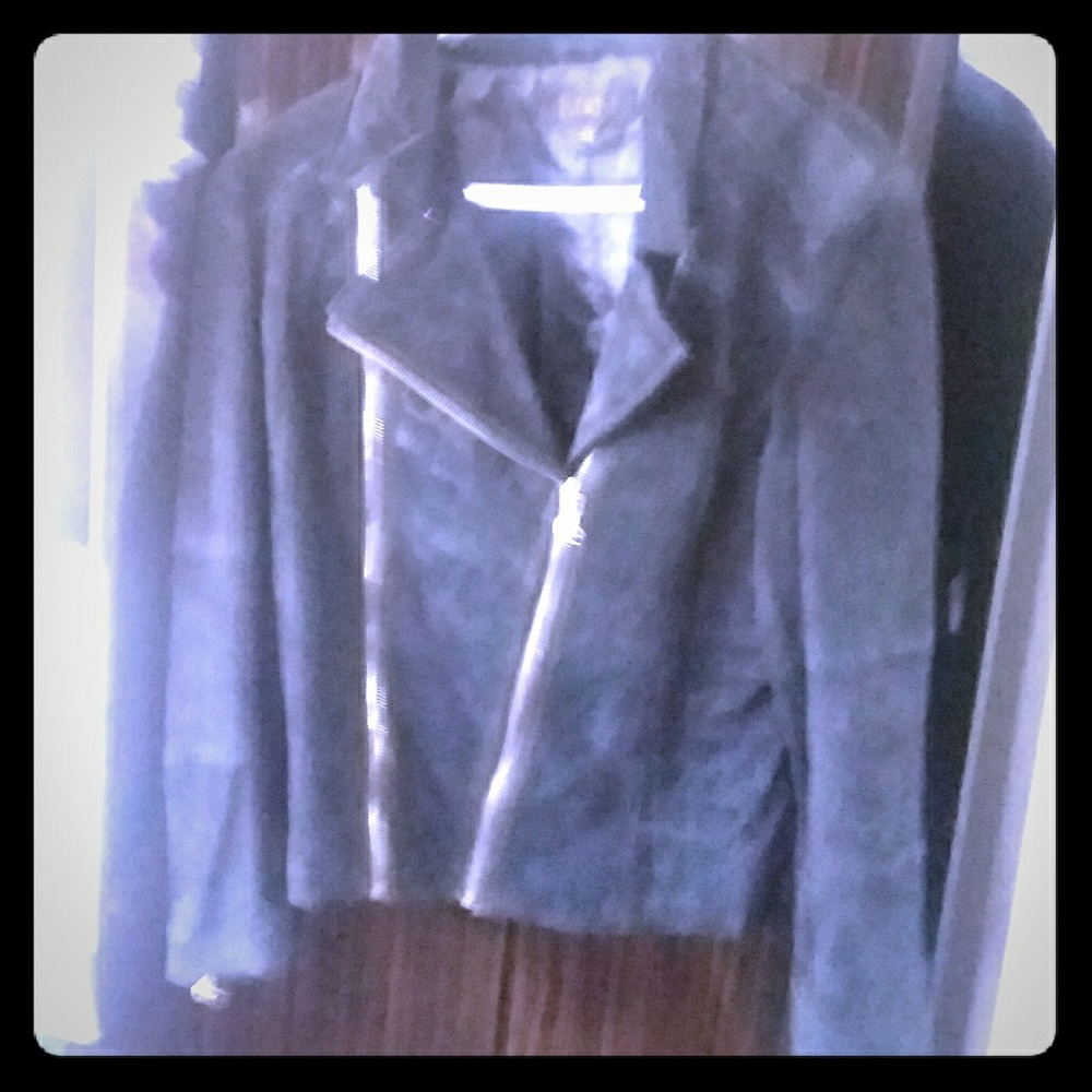 Black Suede Iman Jacket