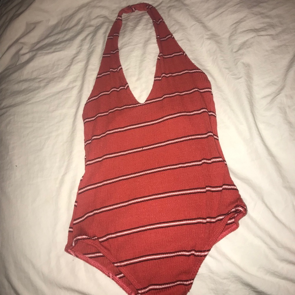 Striped PacSun one piece