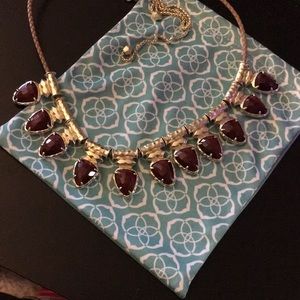 Kendra Scott Willow Choker—Bordeaux Tiger’s Eye