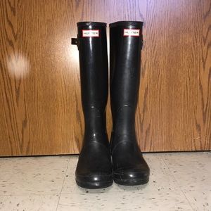 Tall Black Hunter Rainboots