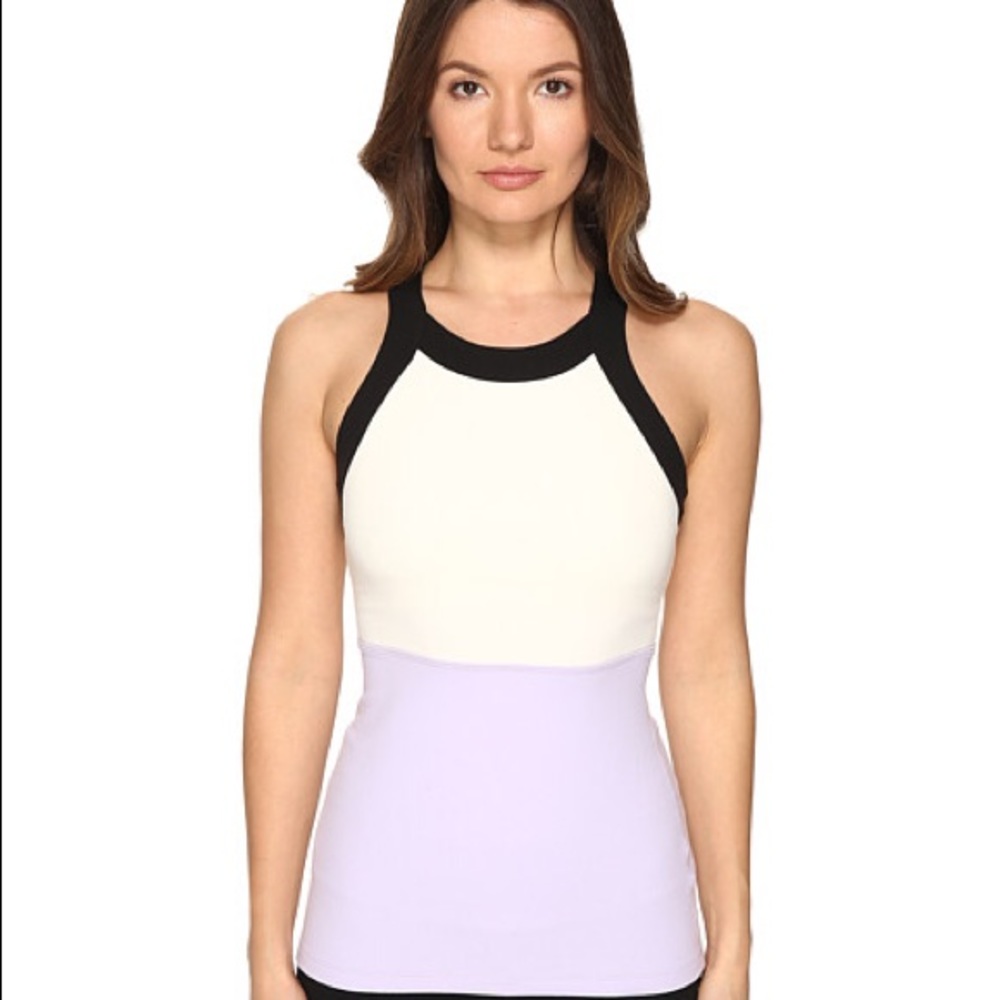 Kate spade blocked band racer tank