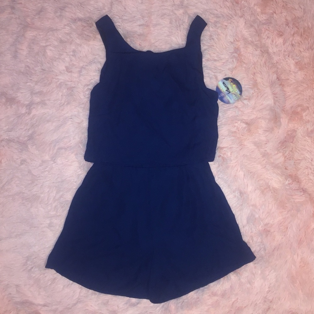 NWT! Navy Romper
