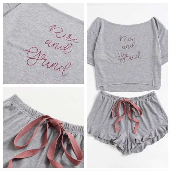 1️⃣ SET M ONLY - Rise & Grind Pajama Set - Picture 3 of 8