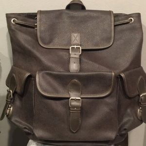 Gap leather backpack new condition.  Used twice.