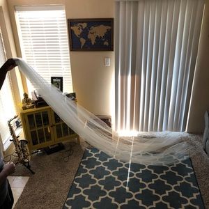 Ivory Cathedral Length veil