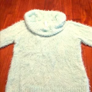 No Boundaries Ladies mint grn cozy Sweater. XXL