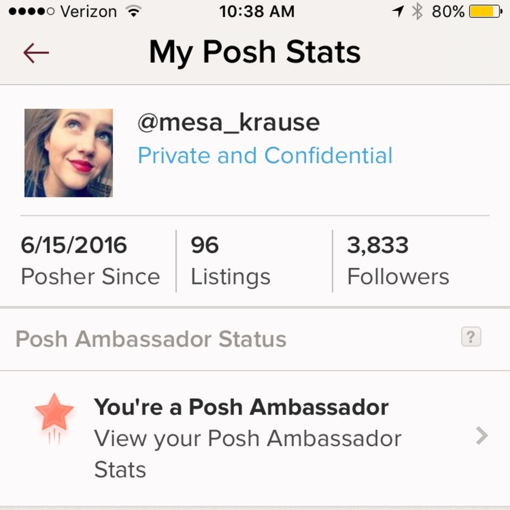 Posh ambassador!!🙌🏽🙌🏽