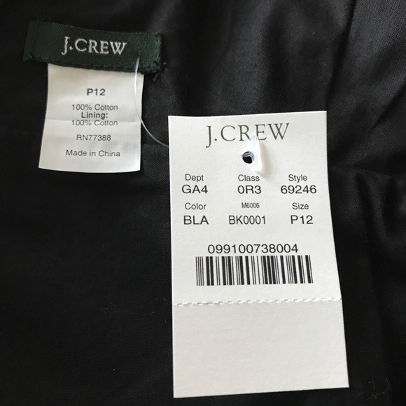 J. Crew NWT Little Black Cocktail Dress - Picture 4 of 4