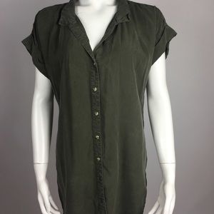 Thread + Supply short sleeve Buttoned down tunic