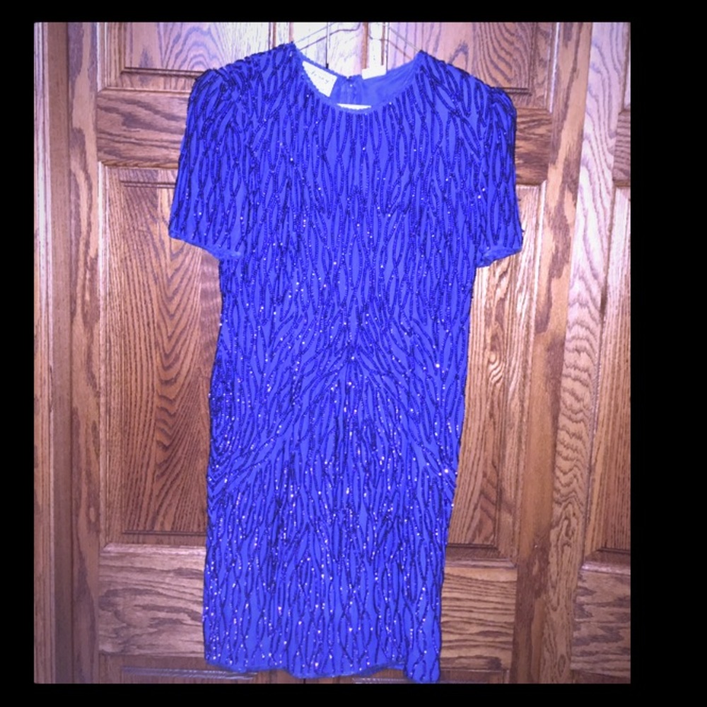 Stenay Blue Sequined Dress