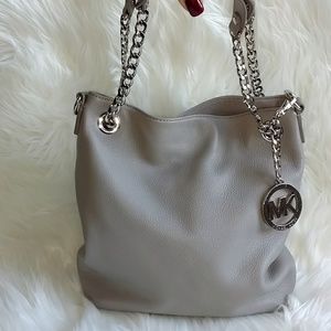 (MICHAEL KORS) LEATHER SATCHEL