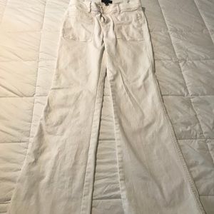 Ann Taylor White Boot Cut Jeans Size 4.