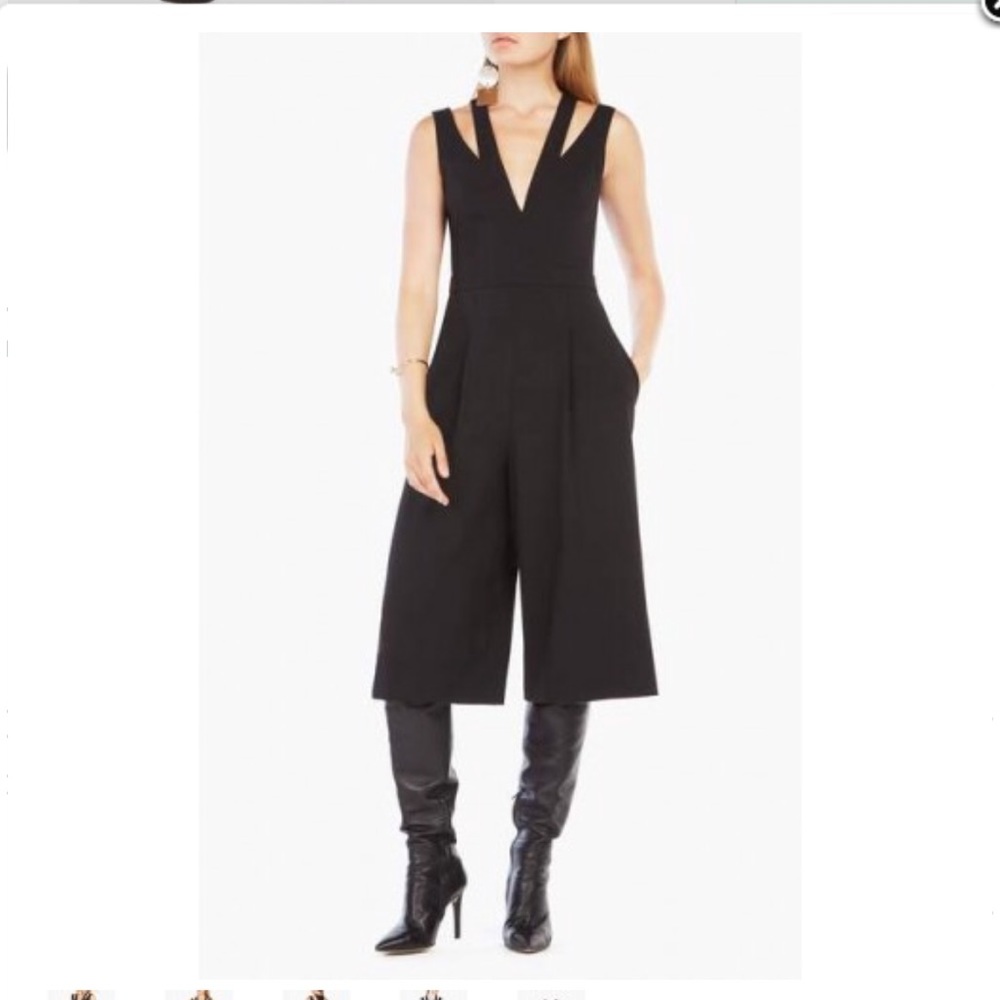 Bcbgmaxazria Ellis cropped jumpsuit XS