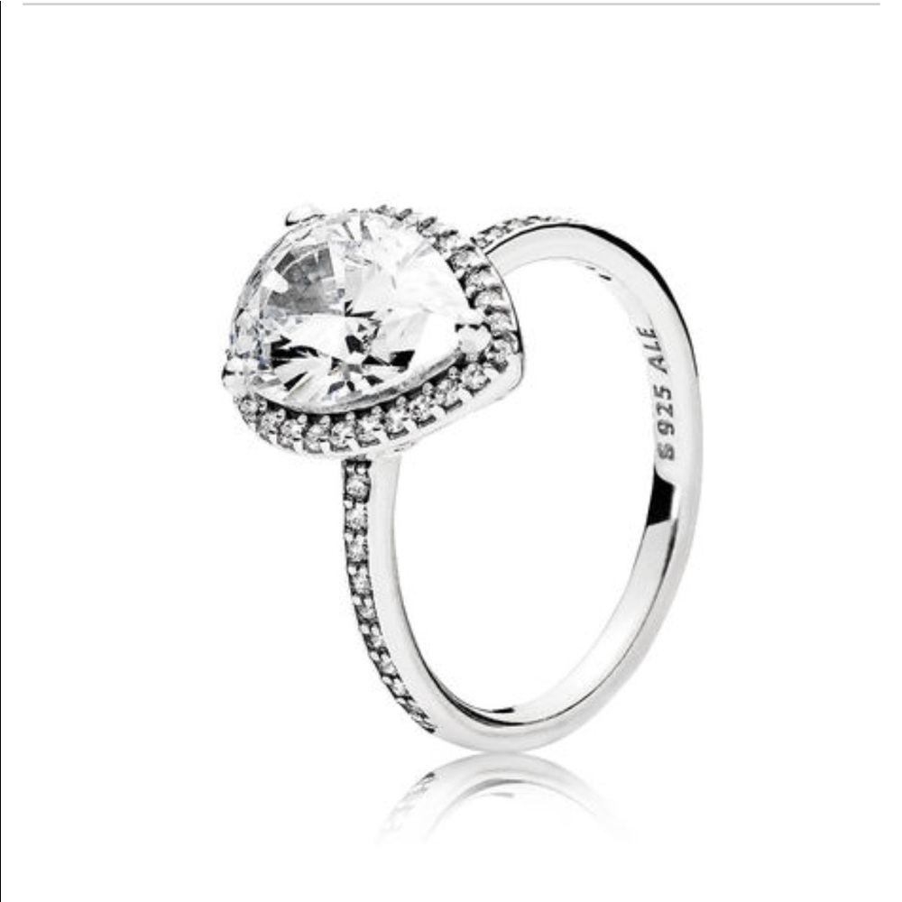 Radiant Teardrop Ring