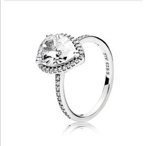 Radiant Teardrop Ring