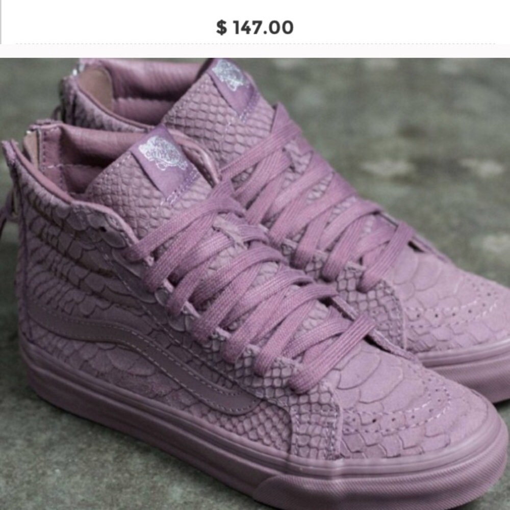 Snake skin vans never worn