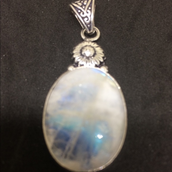 🌈🌀RAINBOW MOONSTONE HANDCRAFTED EARRINGS - Picture 7 of 7