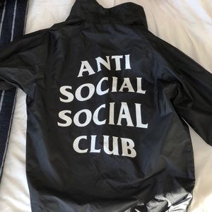 Anti Social Social Club unisex coach jacket