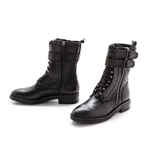 NWOB Dolce Vita Combat Boot Black Size 8.5