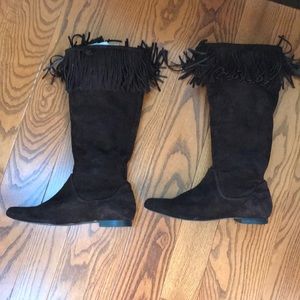 Calvin Klein Mamosa fringe boots