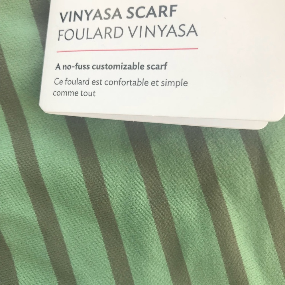 • Lululemon • Vinyasa Scarf Deenie Stripe Green - Picture 7 of 7