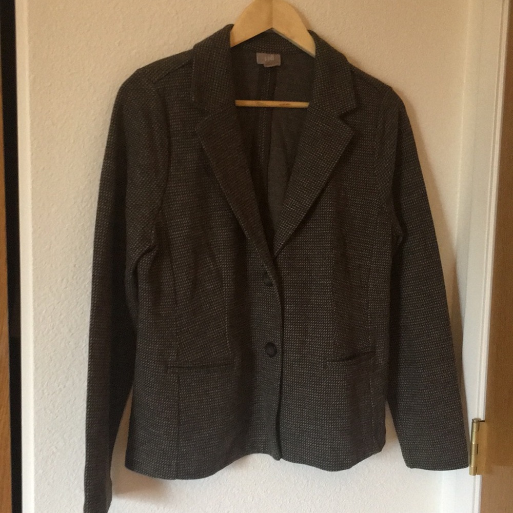 Brown/green wool women’s blazer