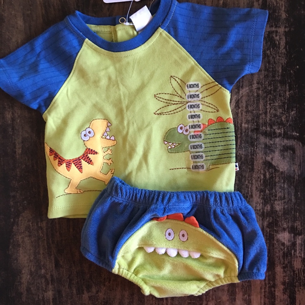 Absorba Shirt and Diaper Cover