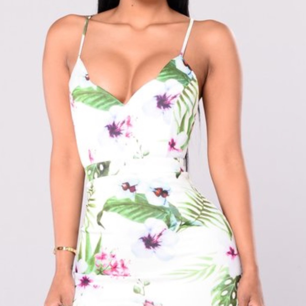 Mini floral dress