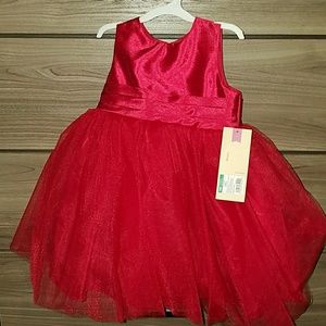 🍭Sparkly red infant dress