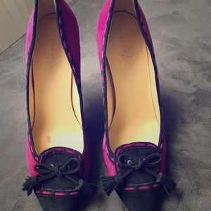 Ivanka Trump suede pumps