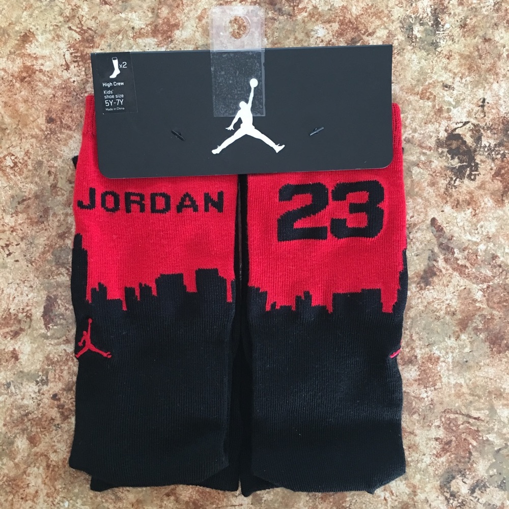 New Youth Kids Jordan Nike Flight Socks