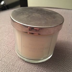 Bath and Body Single Wick- Autumn Spiced Wreath