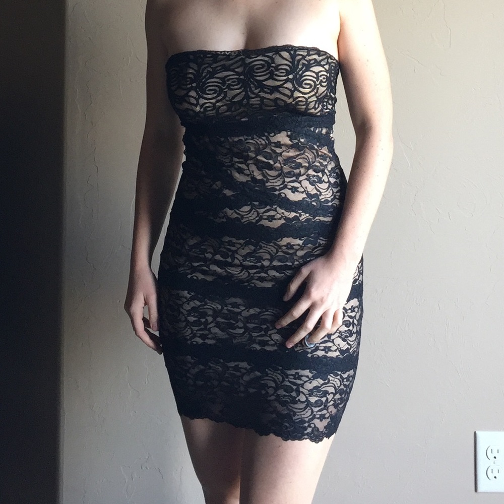 Bebe Strapless Dress