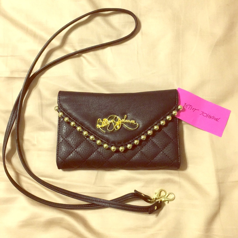 🌟 Betsey Johnson Ball + Chain Clutch
