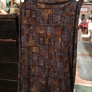 LulaRoe maxi skirt xl new with tags