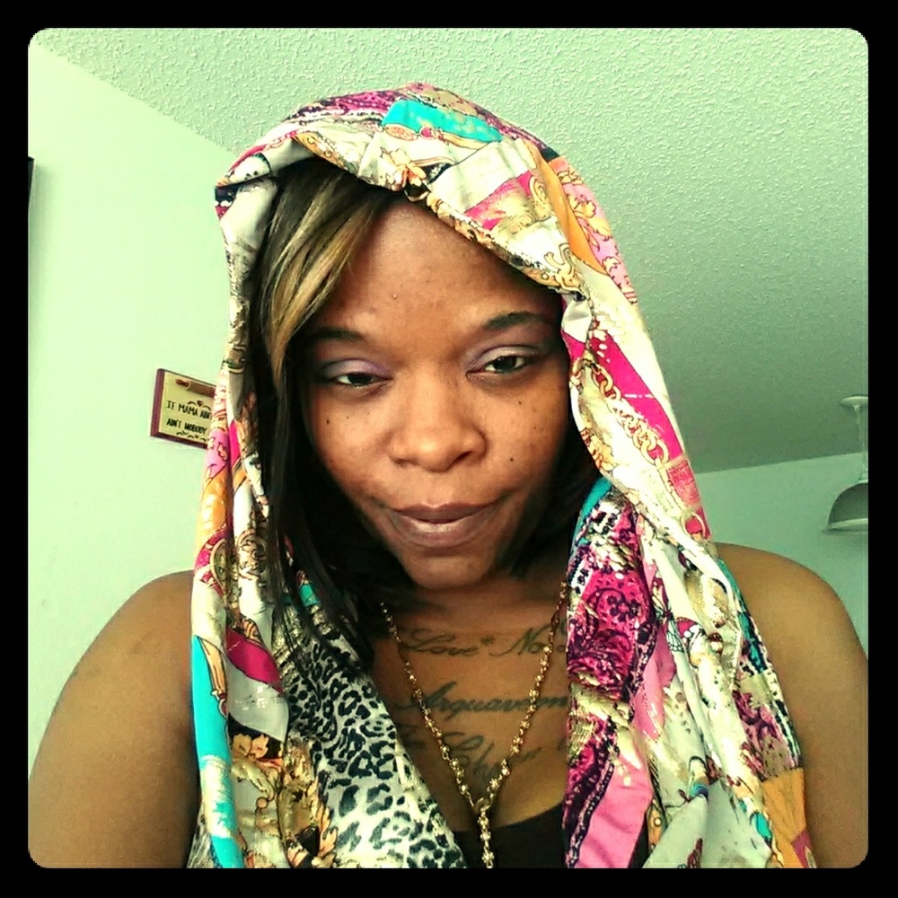 Luxury body suit also neck scarf can be a hoody