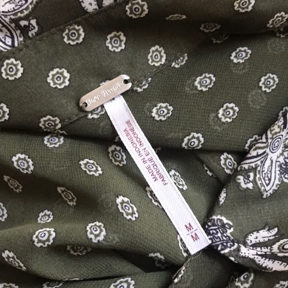 [Free People] Easy Rider Sheer Paisley Blouse - Picture 6 of 7