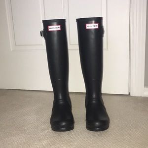 Matte black Hunter Boots