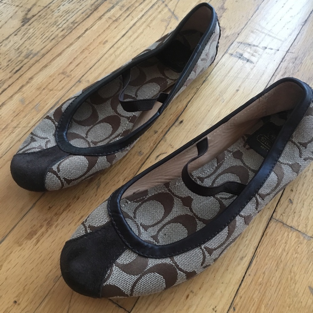 Coach ballerina shoes