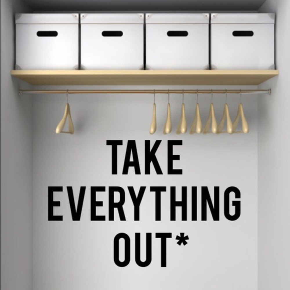 CLOSET CLEARING DAY! Everything 50% off.