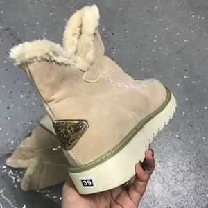 New winter warm heels flats know shoes