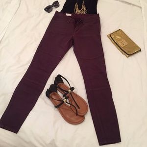 GAP Purple Jean Legging 27