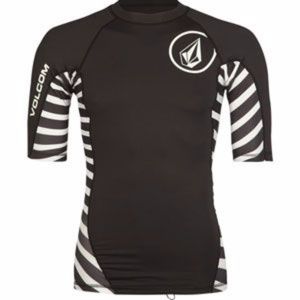 Volcom Black/White Rashguard