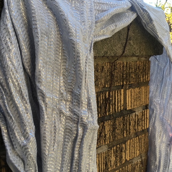 Silver Metalic Scarf - Picture 5 of 7
