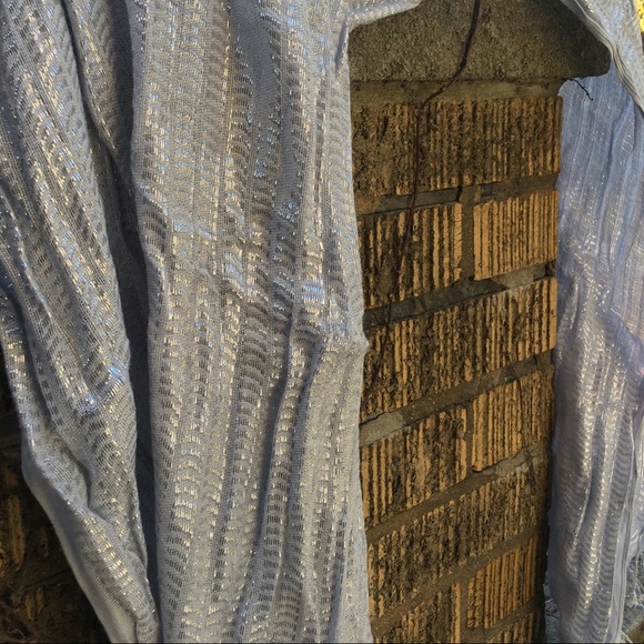 Silver Metalic Scarf - Picture 6 of 7