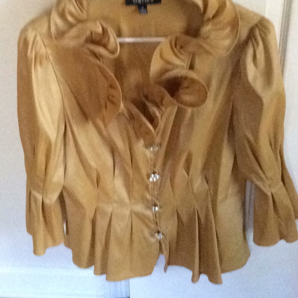 Dressy , silky blouse perfect for holidays