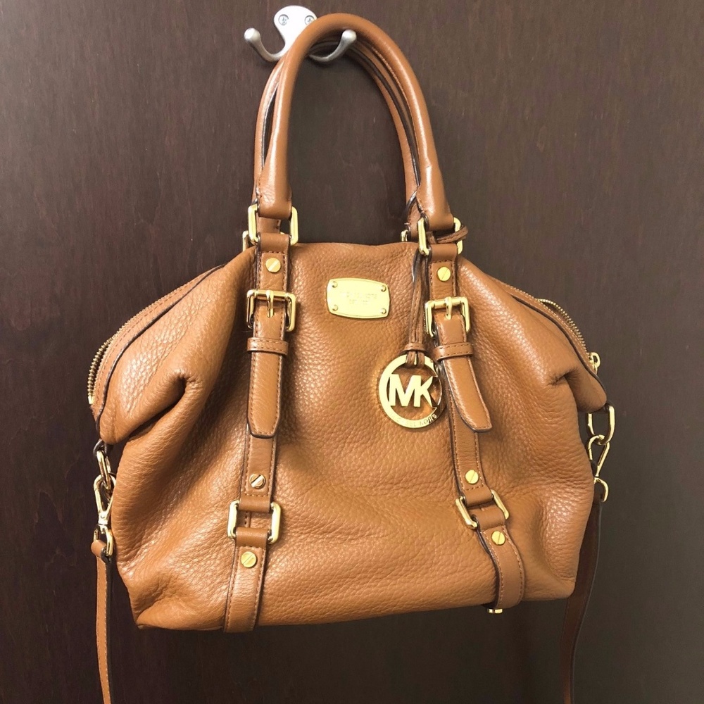 Michael Kors Convertible Camel Brown Cross Body