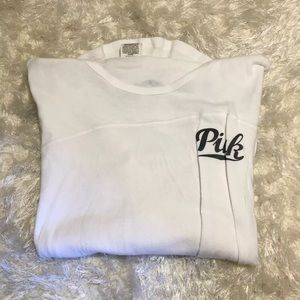 VS Pink Quarter Sleeve