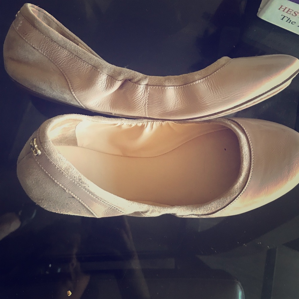 Cole Han nude ballet flats